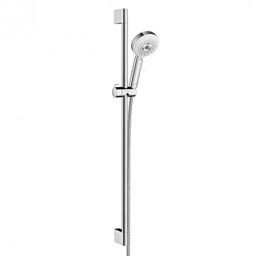 Livrare rapidă Set de dus cu para, bara si furtun HANSGROHE seria CROMETTA 100 MULTI ALB 26656400