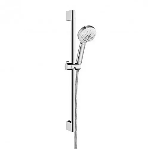 Ieftin Set de dus cu para, bara si furtun HANSGROHE seria CROMETTA 100 ALB 26652400