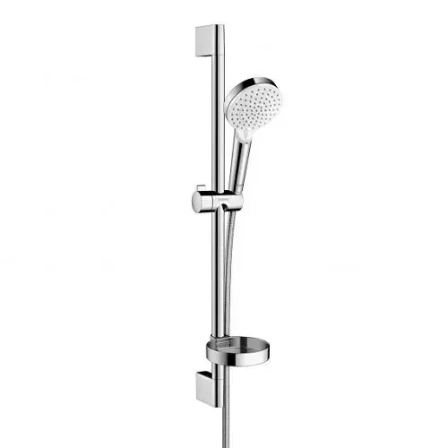 Set de dus cu para, bara si furtun Hansgrohe seria Crometta Vario Alb 26553400 Cel mai bun preț