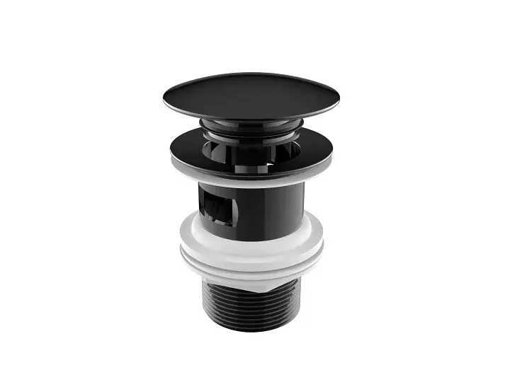 Ventil de lavoar sau bideu, cu click-clack si preaplin, Titanium Black, Roca 5054015CN Plată securizată