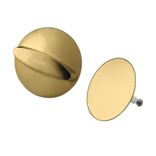 Ornament preaplin si ventil, pentru sifonul de cada, auriu lucios (polished gold optic), Hansgrohe Flexaplus 58185990 Ofertă de sezon