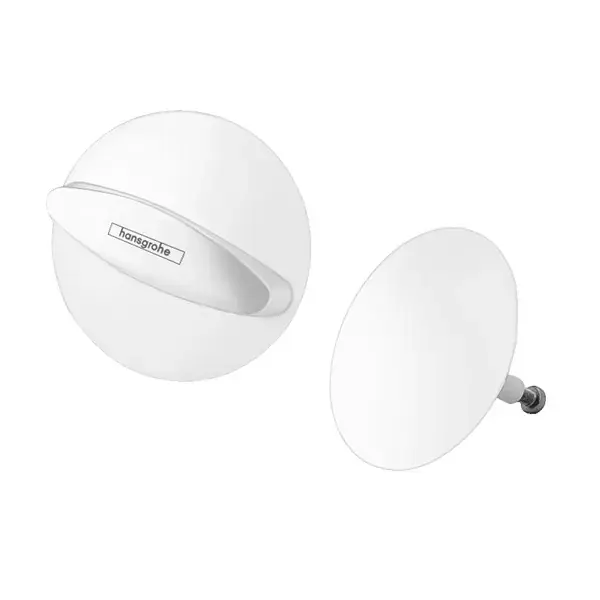Ornament preaplin si ventil, pentru sifonul de cada, alb mat (matt white),Hansgrohe Flexaplus 58185700 Bestseller