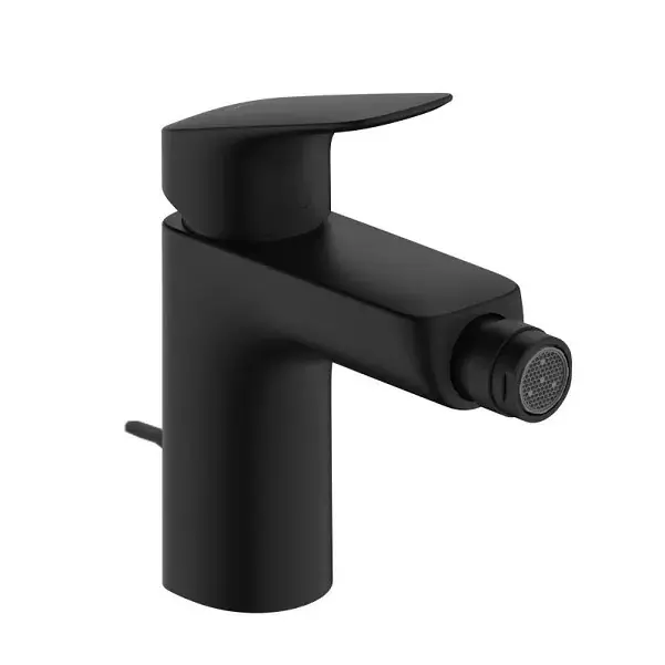 Baterie bideu monocromanda, cu ventil pop-up, negru mat (matt black), Hansgrohe Logis 100 71200670 Nu rata