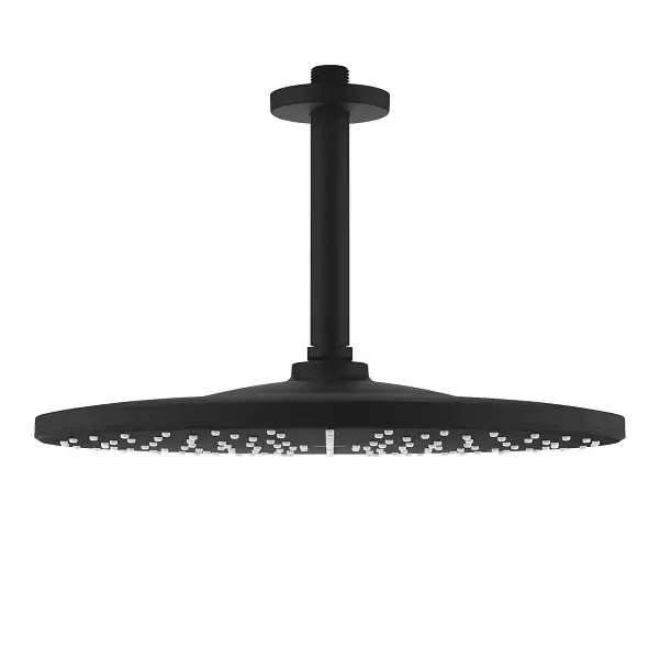 Set para de dus fixa cu brat 142 mm, phantom black, Grohe Rainshower Mono 310 22122KF0 Bestseller