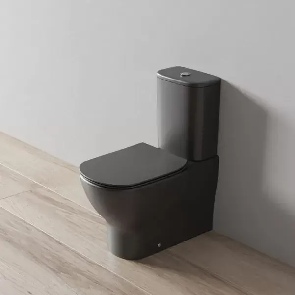 Cel mai bun preț Set vas wc BTW AquaBlade, cu rezervor alimentare inferioara si capac soft close, negru, Ideal Standard Tesi T5560V3+T3568V3+T3527V3