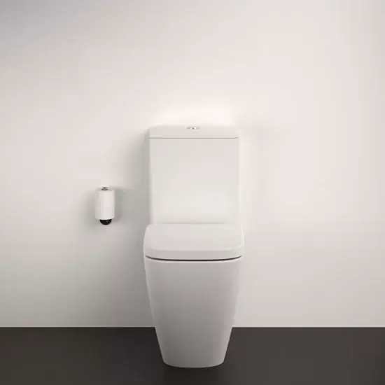 Plată securizată Set vas wc cu functie de bideu, cu rezervor alimentare laterala, Ideal Standard i.life B T537101+T472501