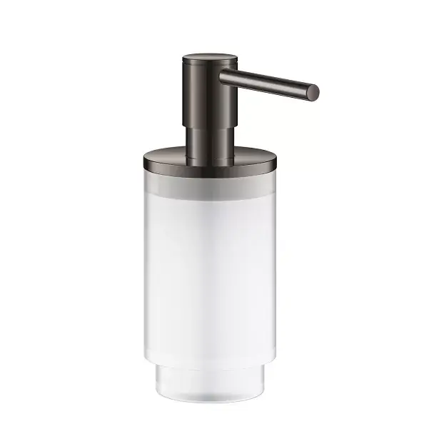 Promoție Dispenser sapun lichid, fara suport, antracit lucios (hard graphite), Grohe Selection 41028A00