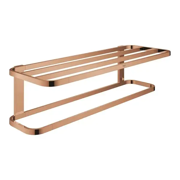 Suport prosop multiplu, fixare ascunsa, cupru lucios (warm sunset), Grohe Selection 41066DA0 Plată securizată