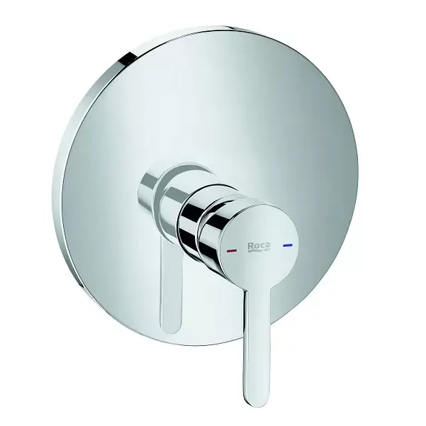 Lichidare de stoc Baterie de dus monocomanda incastrata, cu corp incastrat, crom lucios, Roca Carelia Round 5A2B8AC0K