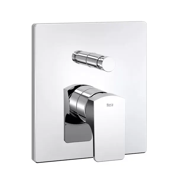 Baterie cada dus monocomanda incastrata, cu 2 functii, crom lucios, Roca L90 5A0B01C00 Preț mic