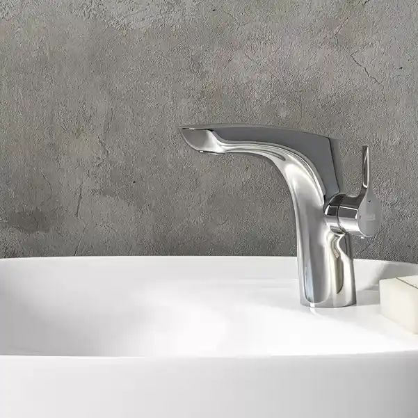 Ofertă de sezon Baterie lavoar monocomanda, maner lateral, cu ventil pop-up, Cold Start, crom lucios, Roca Insignia 5A333AC00