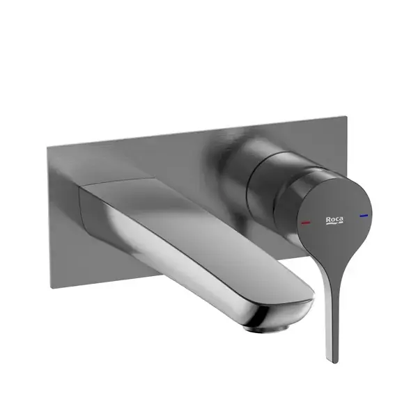 Baterie lavoar monocomanda, montaj incastrat, brushed titanium black, Roca Insignia 5A353ANM0 Cumpără acum