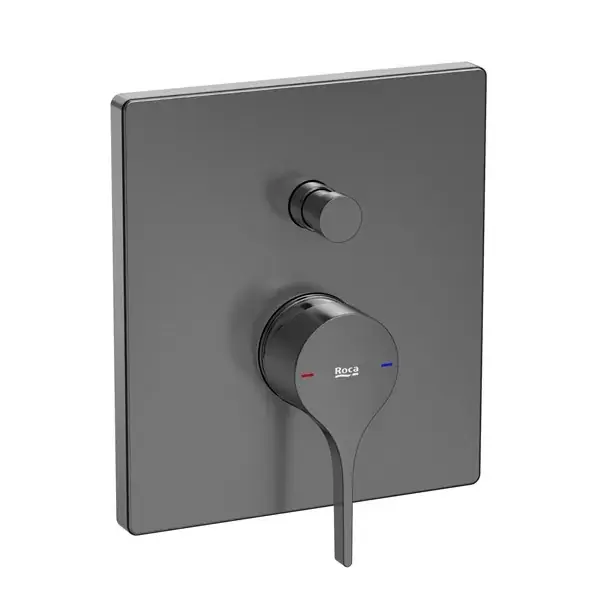 Baterie cada dus monocomanda incastrata, cu 2 functii, brushed titanium black, Roca Insignia 5A0B3ANM0 Calitate înaltă