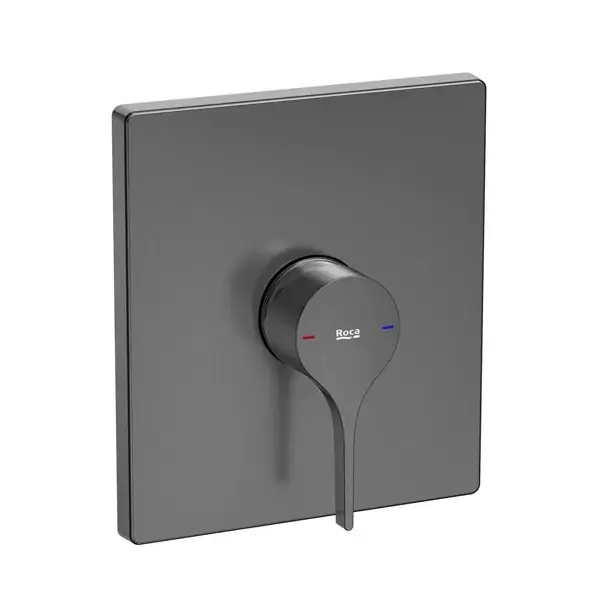 Retur ușor Baterie de dus monocomanda incastrata, brushed titanium black, Roca Insignia 5A2B3ANM0