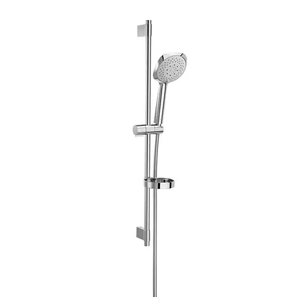 Cumpărături sigure Set de dus cu para de dus, bara 80 si furtun, crom, Roca Plenum 130-4 Square 5B1408C00