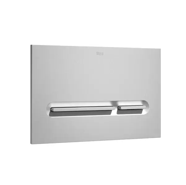 Clapeta cu dubla actionare, pentru rezervor incastrat, crom mat, Roca PL5 Dual 890099002 Noutate