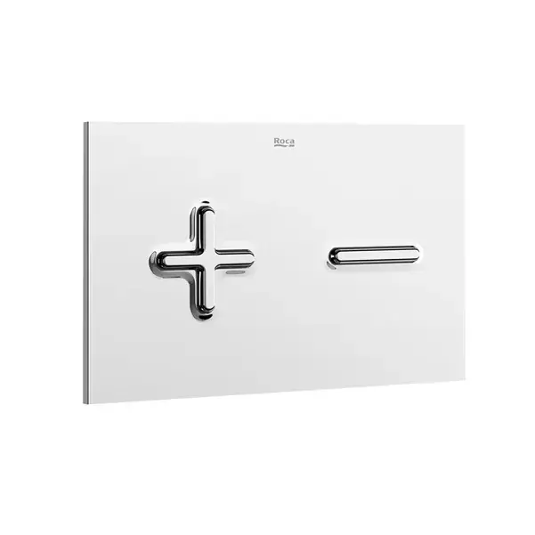 Super ofertă Clapeta cu dubla actionare, pentru rezervor incastrat, crom lucios, Roca PL6 Dual 890085001
