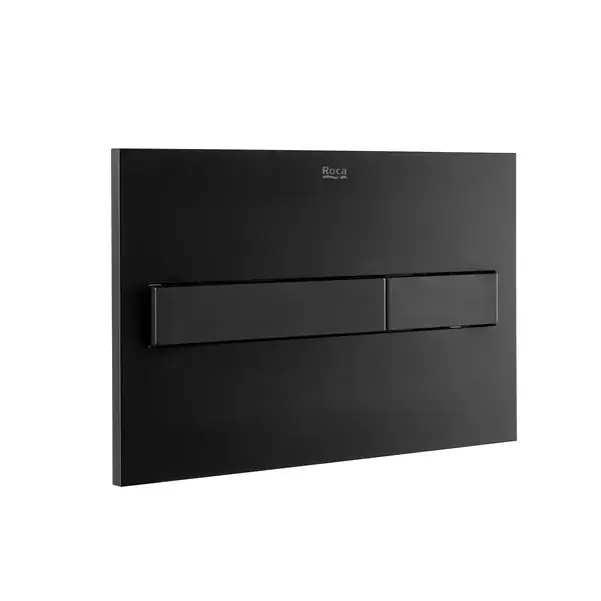 Clapeta cu dubla actionare, pentru rezervor incastrat, negru mat, Roca PL7 Dual 890088206 Ultima șansă