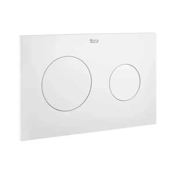 Clapeta cu dubla actionare, pentru rezervor incastrat, alb mat, Roca PL10 Dual 890089207 Ieftin