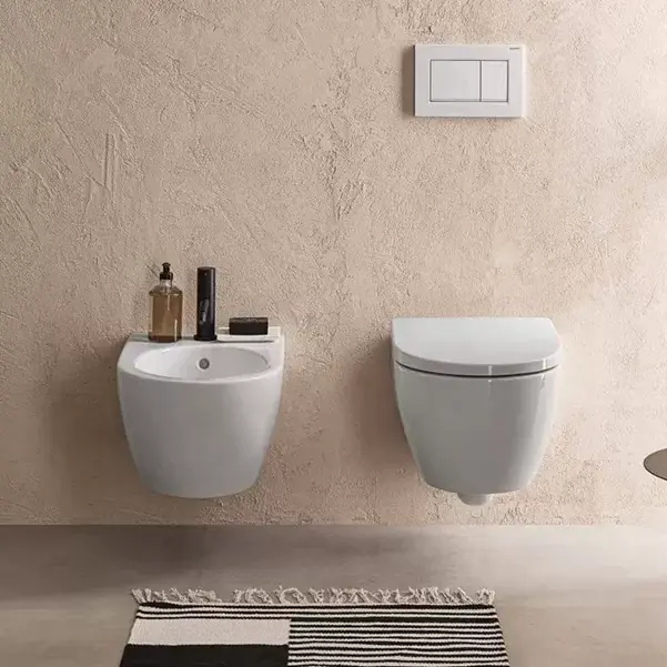 Bideu suspendat, cu prindere ascunsa, alb mat, Geberit ICon 501.898.JT.1 Reducere specială
