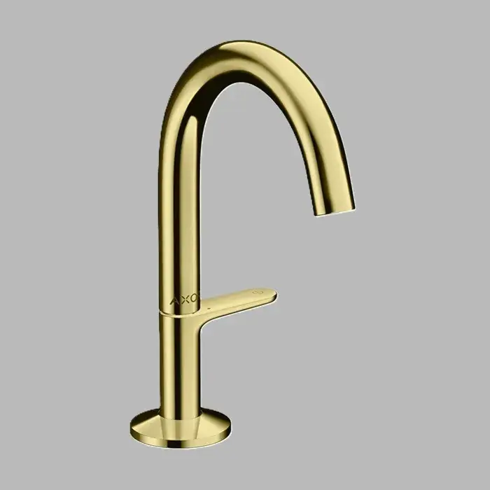Plată securizată Baterie lavoar monocomanda, Select 140, CoolStart, cu ventil push-open, auriu lucios (Polished Gold Optic), Axor One 48010990