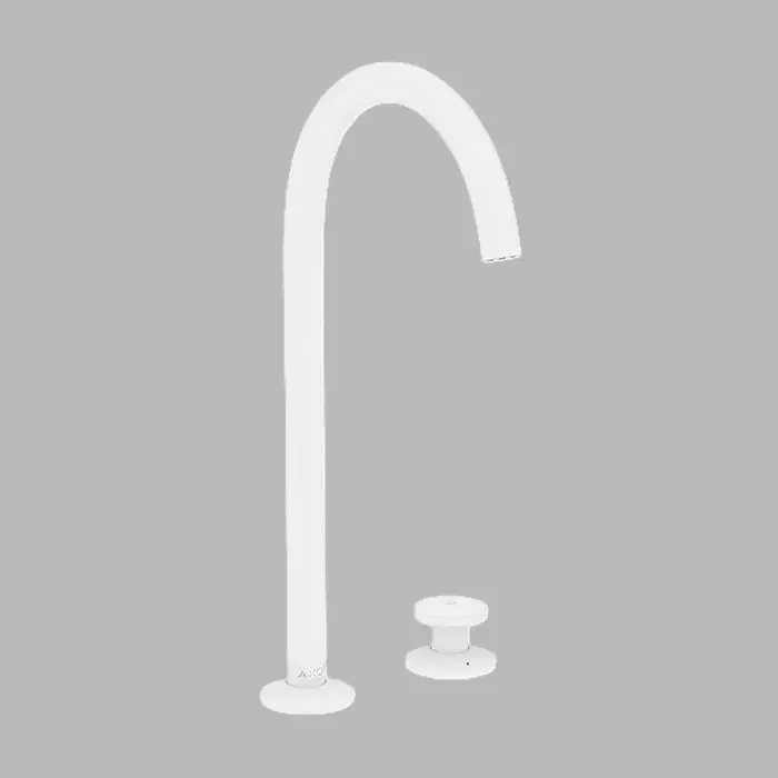 Cumpără acum Baterie lavoar monocomanda, inalta, 2 orificii, Select 260, cu ventil push-open, alb mat (Matt White), Axor One 48060700