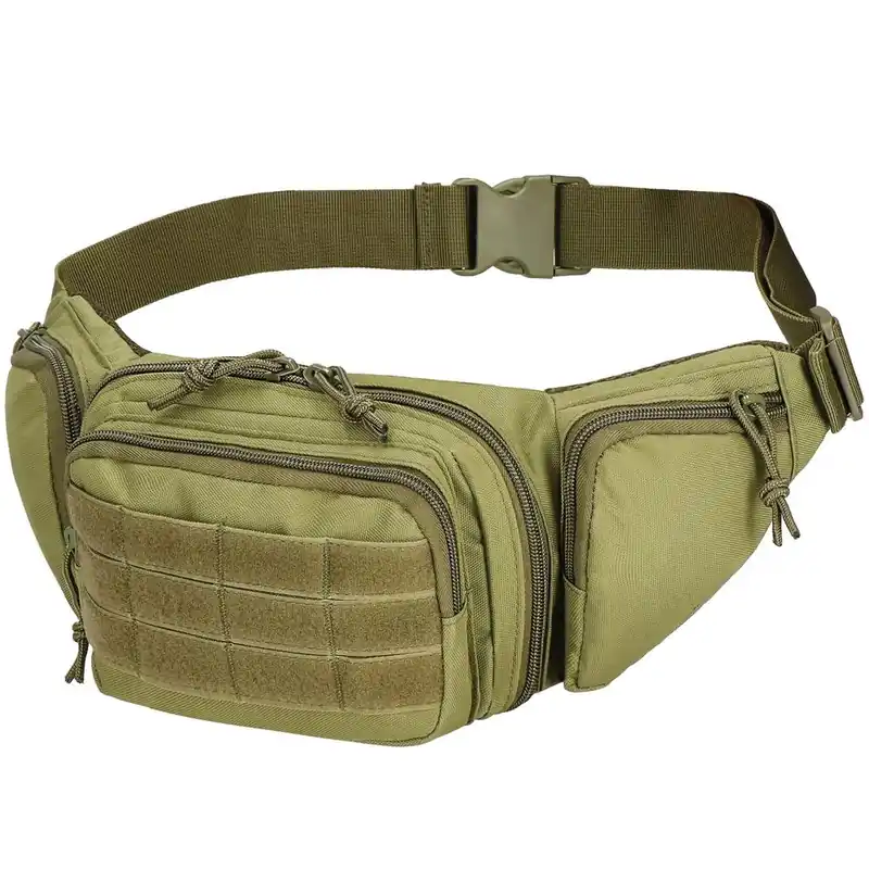 Ofertă specială Borseta incapatoare pentru umar sau brau, impermeabila, unisex, 43x15cm, verde