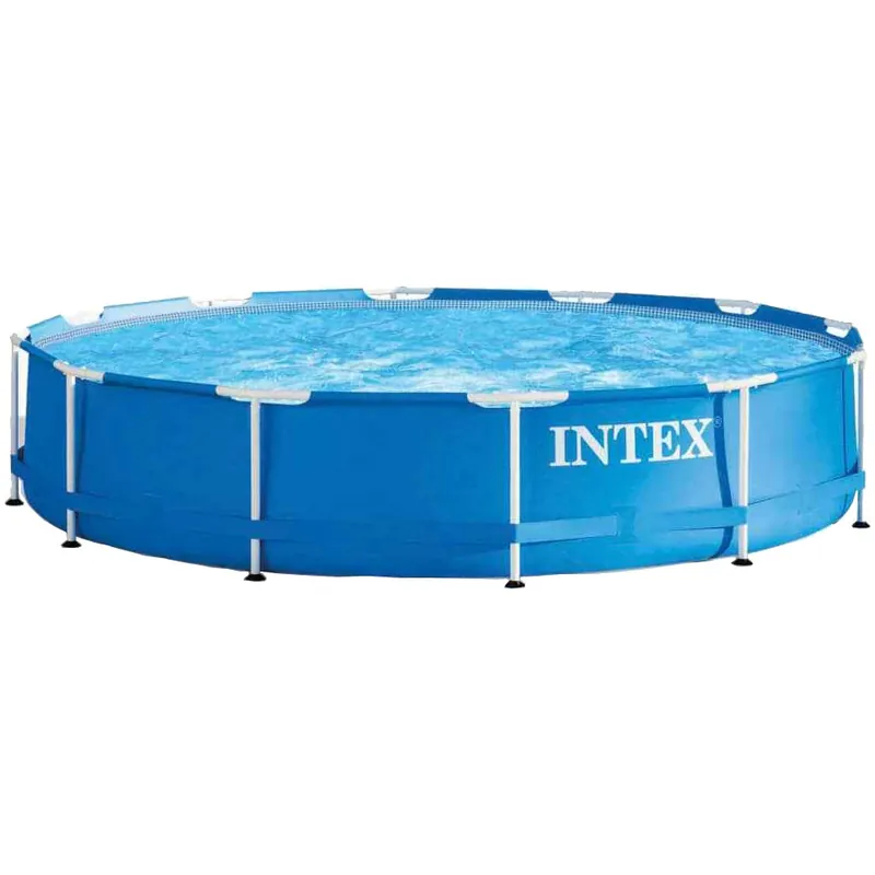 Piscina cadru metalic Intex, 366×76 cm, 6500 litri, rotunda Cumpără online