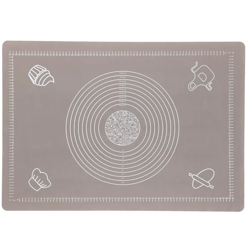 Plansa din silicon alimentar de framantat aluat, rezistenta la temperaturi ridicate, 65x45cm, gri Super ofertă