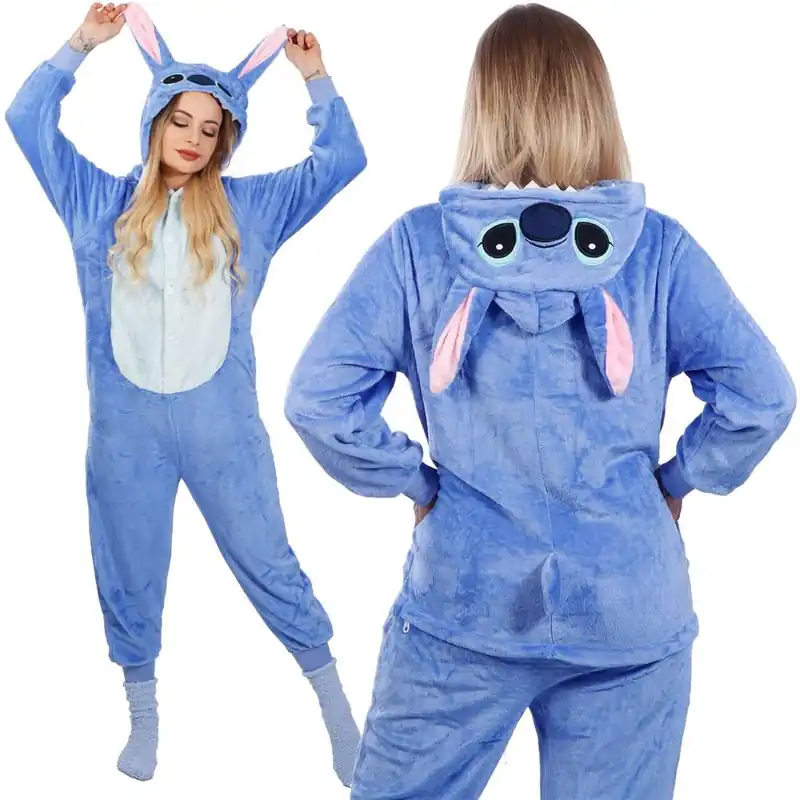 Cumpără acum Pijama tip salopeta pentru adulti, model Stitch, marime M