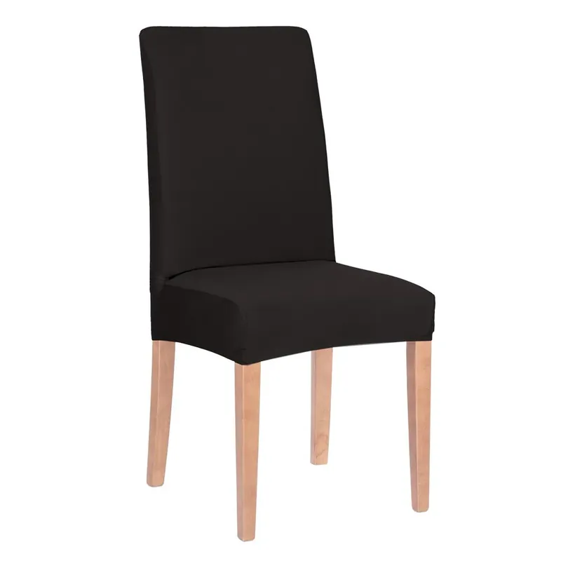 Popular Husa universala pentru scaun, marime universala, poliester si spandex, 45 x 60 cm, negru