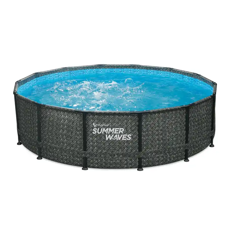 (DL) Piscina cadru metalic Summer Waves, 427×107 cm, 13.000 litri, cu toate accesoriile Plată sigură