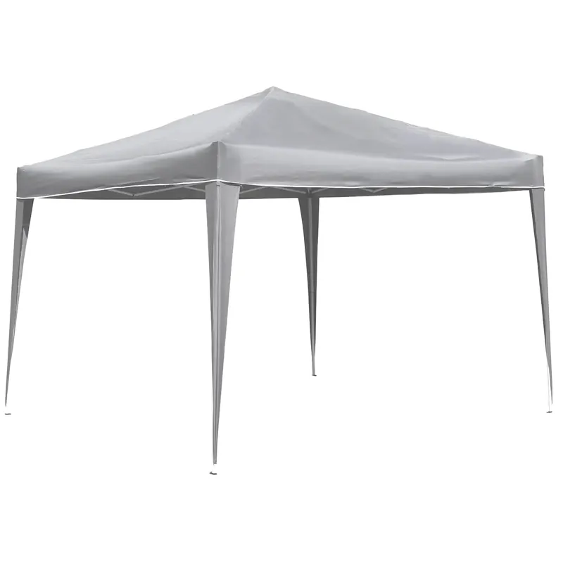 (DL) Pavilion gradina Sersimo pliabil pop-up, impermeabil, cu protectie UV, 300x300cm, gri Ofertă specială