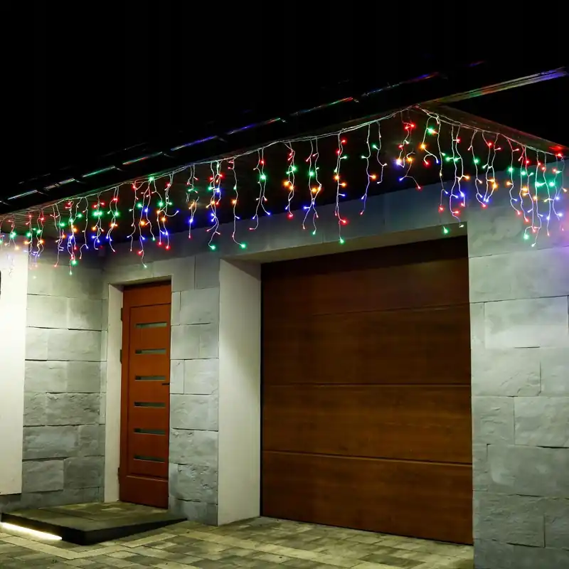 Mai ieftin (DL) Ghirlanda luminoasa 500 LED-uri, 20m, pentru interior/exterior, telecomanda, iluminare multicolora