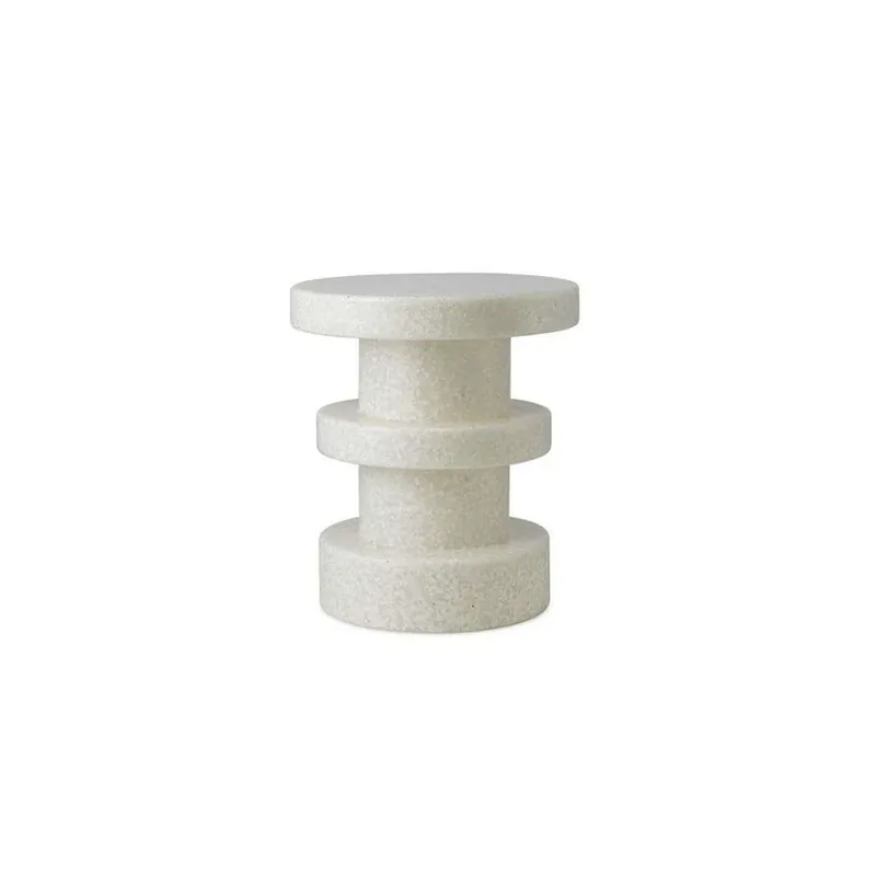 Retur ușor Bit Stool Stack White/White - Normann Copenhagen