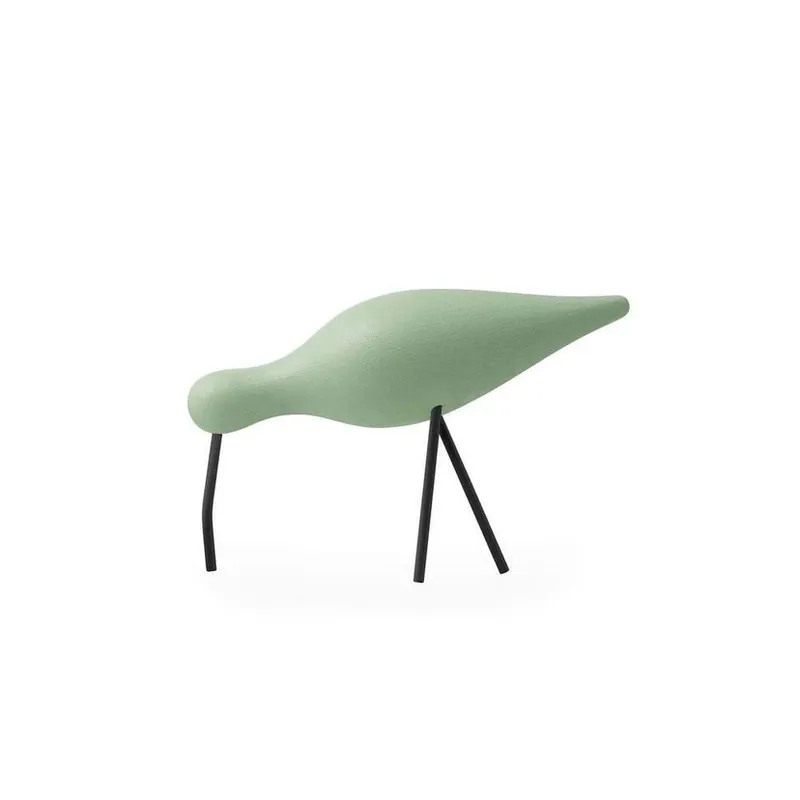 Nu rata Shorebird Sculptură Large Dusty Green - Normann Copenhagen