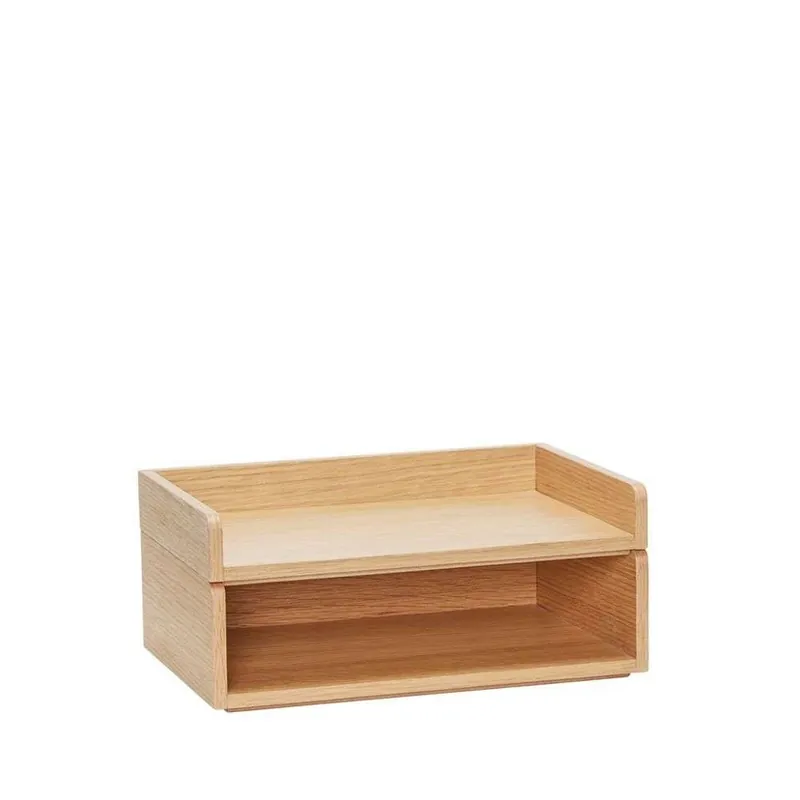 Afour Tavă 2pcs. Natural - Hübsch Preț promoțional