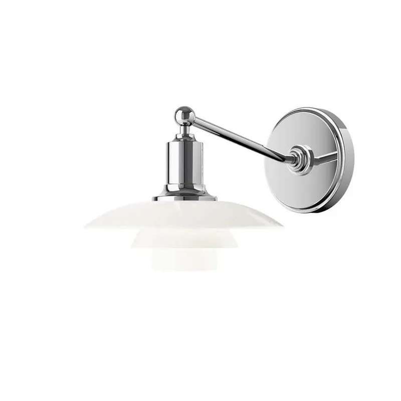 Cumpără acum PH 2/1 aplică de perete, alb/opal, sticlă, 16,5 cm - Louis Poulsen