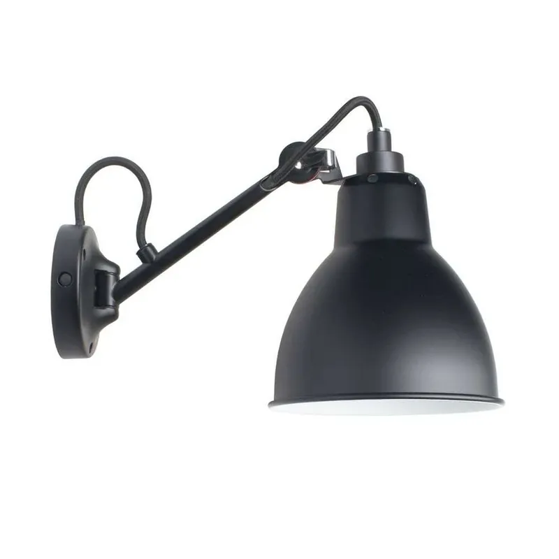 104 Aplică de Perete Black - Lampe Gras Plată securizată