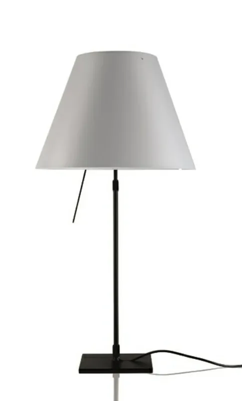 Lampa de masă Costanza, negru/alb, dimabil - Luceplan Mai ieftin