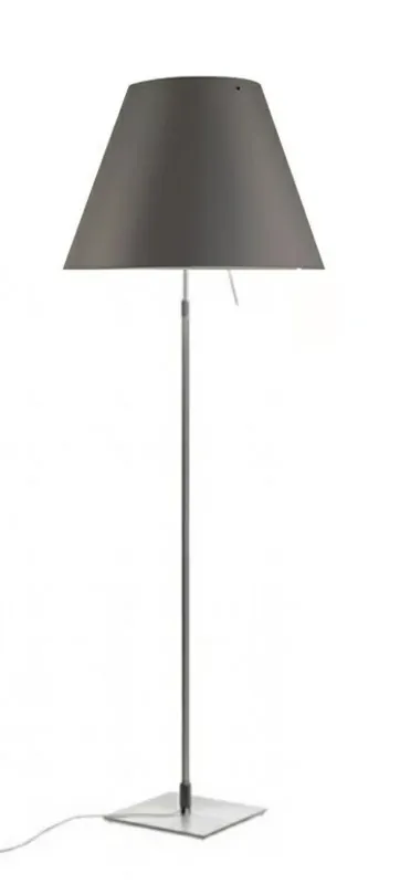 Plată sigură Costanza Lampadar Aluminium cu Concrete Grey - Luceplan