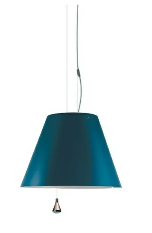 Costanza Lustră Pendul Up/Down Petroleum Blue - Luceplan Noutate
