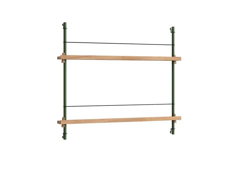 Reduceri Magazine Shelving 65 Raft Oak/Pine Green - Moebe