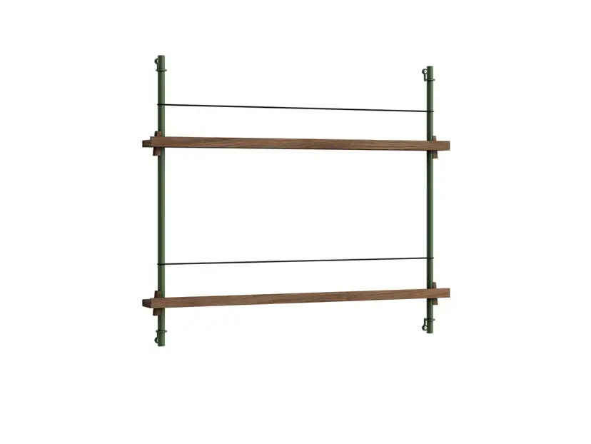 Magazine Shelving 65 Raft Smoked Oak/Pine Green - Moebe Lichidare de stoc