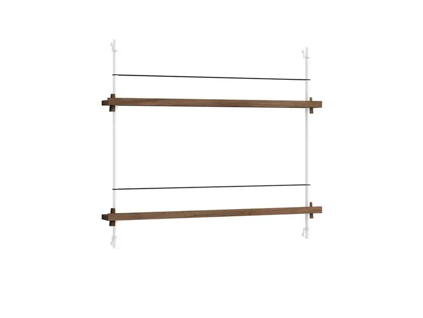 Preț mic Magazine Shelving 65 Raft Smoked Oak White - Moebe