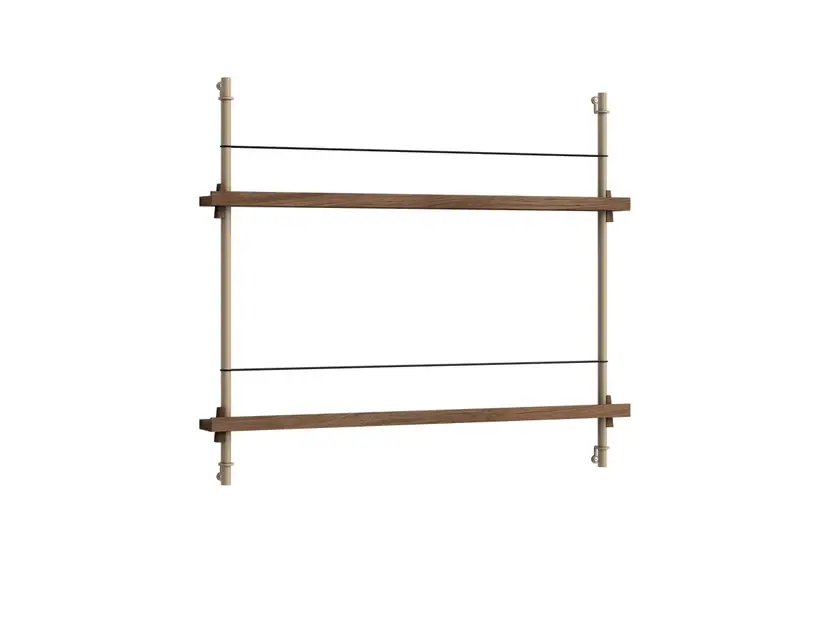 Magazine Shelving 65 Raft Smoked Oak/Warm Grey - Moebe Cel mai bun preț