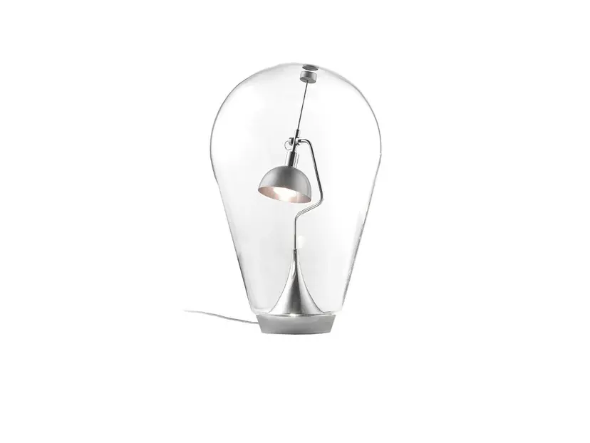 Retur ușor Blow LED Veioză 3-step Dim. Chrome/Clear - Lodes