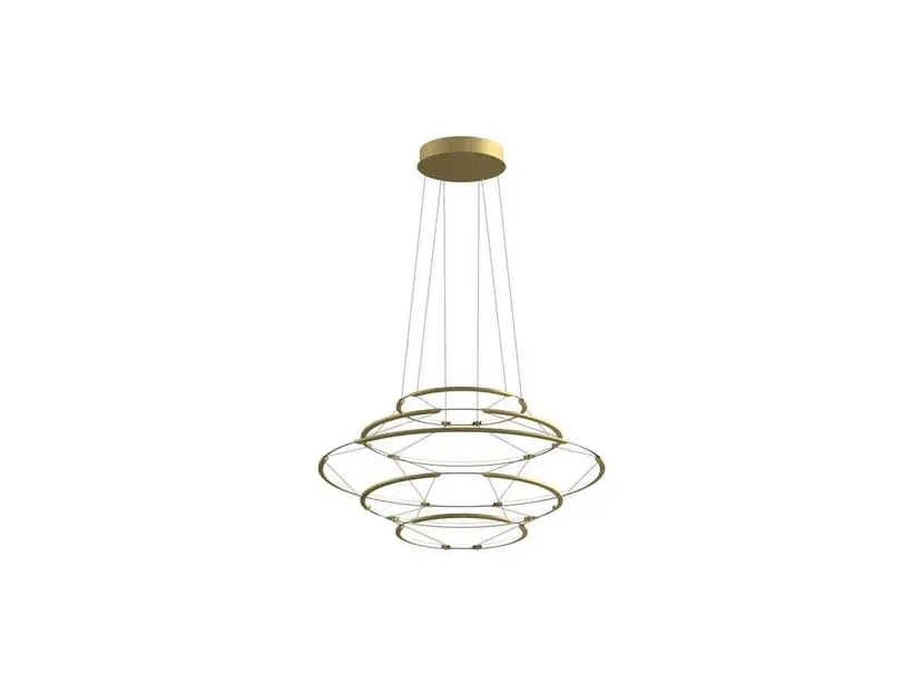 Drop 5 Lustră Pendul Satin Gold - Nemo Lighting Ofertă limitată