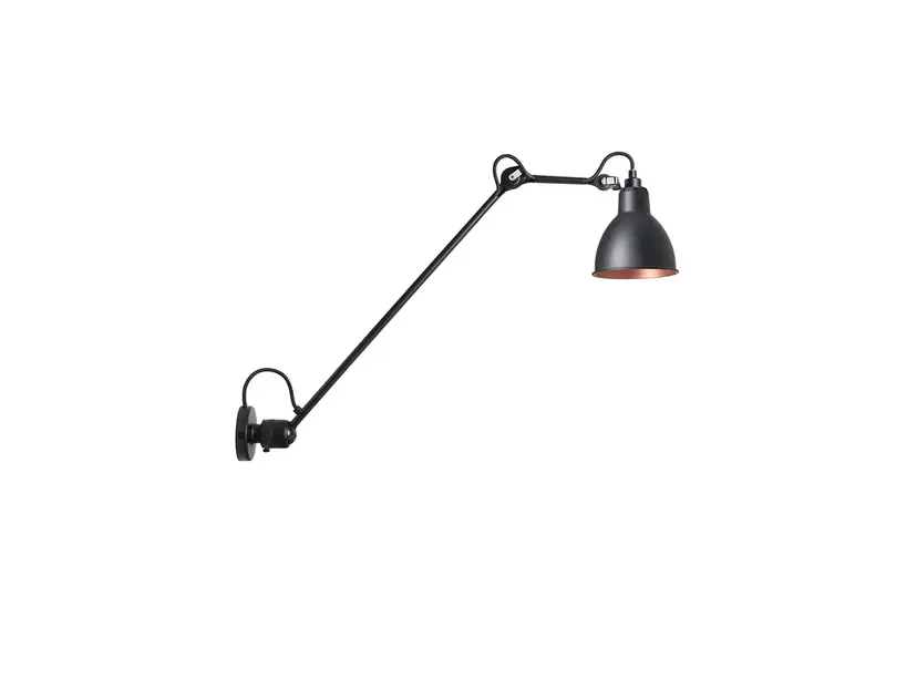 Retur ușor 304L60 Aplică de Perete Black/Black/Copper - Lampe Gras