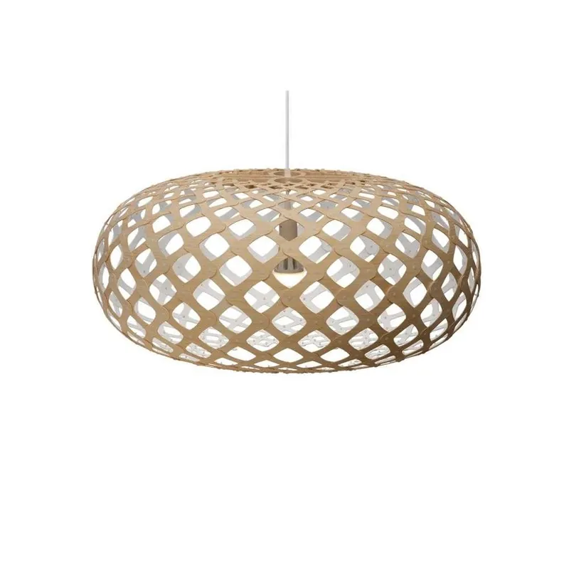 Reducere de preț Kina Lustră Pendul Ø80 White 1 Side - David Trubridge